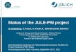 Member of the Helmholtz Association Status of the JULE-PSI project B. Unterberg, S. Kraus, A. Kreter, L. Scheibl and B. Schweer Institute for Energy and
