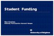 Student Funding Gino Graziano Widening Participation Outreach Manager