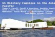 USPACOM FORWARD PRESENCE JAPAN: 50,000 US military (Army – 2K, Navy 20K, USMC 16K, USAF 12K) 9,000 DOD civilians 5,000 dependents