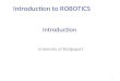 Introduction University of Bridgeport 1 Introduction to ROBOTICS