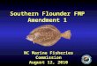 Southern Flounder FMP Amendment 1 NC Marine Fisheries Commission August 12, 2010