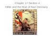 Chapter 17 Section 4 Hitler and the Rise of Nazi Germany