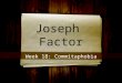 Joseph Factor. I want to briefly look at a disease that seems to be at epidemic proportions in America— Commitaphobia