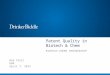 Patent Quality in Biotech & Chem BIOTECH CHEM® PARTNERSHIP Bob Stoll DBR April 7, 2015