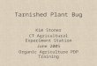 Tarnished Plant Bug Kim Stoner CT Agricultural Experiment Station June 2005 Organic Agriculture PDP Training
