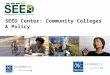 SEED Center: Community Colleges & Policy ecoAmerica start with people