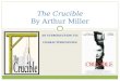 AN INTRODUCTION TO: CHARACTERIZATIONS The Crucible By Arthur Miller
