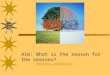 Aim: What is the reason for the seasons? Seasons animation Seasons animation