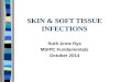 SKIN & SOFT TISSUE INFECTIONS Ruth Anne Rye MSIPC Fundamentals October 2014