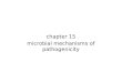 Chapter 15 microbial mechanisms of pathogenicity