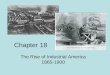 Chapter 18 The Rise of Industrial America 1865-1900
