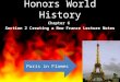 Honors World History Chapter 6 Section 2 Creating a New France Lecture Notes Paris in Flames