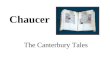 Chaucer The Canterbury Tales Chaucer, the pilgrim