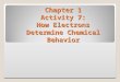 Chapter 1 Activity 7: How Electrons Determine Chemical Behavior