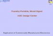 Commercial-Foundry Flexible Mixed Signal ASIC Design Center ACME SSED Foundry-Portable, Mixed-Signal ASIC Design Center A pplication of C ommercially M
