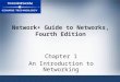 Network+ Guide to Networks, Fourth Edition Chapter 1 An Introduction to Networking