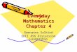Everyday Mathematics Chapter 4 Gwenanne Salkind EDCI 856 Discussion Leadership