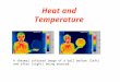 Heat and Temperature A thermal infrared image of a ball before (left) and after (right) being bounced