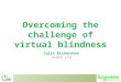 Overcoming the challenge of virtual blindness Colin Richardson on365 Ltd