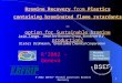 R’2002 EBFRIP Thermal processes Bromine Recovery1 Bromine Recovery from Plastics containing brominated flame retardants option for Sustainable bromine