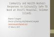 Community and Health Workers Responses to Culturally Safe TB Ward at Atoifi Hospital, Solomon Islands. Rowena T. Asugeni Director of Nursing, Atoifi Adventist