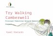 Try Walking Camberwell Principal Pedestrian Network Demonstration Project Hywel Rowlands