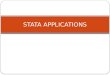 STATA APPLICATIONS. Task 1 last year- Computer assignment The data set busind.dta contains information on Gross National Income (GNI) per capita and the