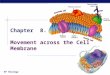 AP Biology 2005-2006 Chapter 8. Movement across the Cell Membrane