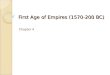 First Age of Empires (1570-200 BC) Chapter 4. Egypt
