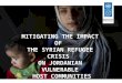 MITIGATING THE IMPACT OF THE SYRIAN REFUGEE CRISIS ON JORDANIAN VULNERABLE HOST COMMUNITIES 1