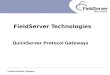 FieldServer Technologies A Sierra Monitor Company QuickServer Protocol Gateways
