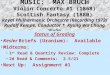 MUSIC: MAX BRUCH Violin Concerto #1 (1868) Scottish Fantasy (1880) Royal Philharmonic Orchestra (Recording 1972) Rudolf Kempe, Conductor * Kyung Wa Chung,