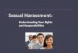 Sexual Harassment: Understanding Your Rights and Responsibilities