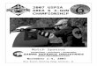 November 1-4, 2007 2007 USPSA AREA 6 3-GUN CHAMPIONSHIP Moss Branch Shooting Range Anniston, AL Match Sponsor
