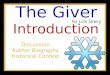 The Giver Introduction By Lois Lowry Discussion Author Biography Historical Context