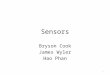 Sensors Bryson Cook James Wyler Hao Phan 1. Outline Optical Encoders: Theory and applications –Types of encoders –Fundamental Components –Quadrature –Errors