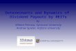 Determinants and Dynamics of Dividend Payouts by REITs by Milena Petrova, Syracuse University Andrew Spieler, Hofstra University