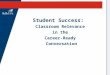 Student Success: Classroom Relevance in the Career-Ready Conversation