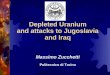 Depleted Uranium and attacks to Jugoslavia and Iraq Massimo Zucchetti Politecnico di Torino