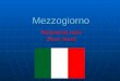 Mezzogiorno Peripheral Area (Poor Area). Map of Italy