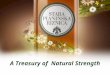 A Treasury of Natural Strength. The Old Mountain Treasury In the good old days, nature was not a mystery for man; it was his home and his “dining” table,