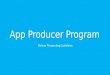 App Producer Program Partner Prospecting Guidelines