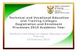 Technical and Vocational Education and Training Colleges Registration and Enrolment Processes 2015 Academic Year Portfolio Committee on Higher Education