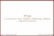 Pfam a resource for remote homology domain identification  et al NAR 2014