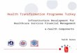 Health Transformation Programme Turkey Infrastructure Development for Healthcare Services Financial Management e-health Components Salih Gures