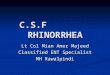 C.S.F RHINORRHEA Lt Col Mian Amer Majeed Classified ENT Specialist MH Rawalpindi