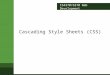 CS4370/6370 Web Development Cascading Style Sheets (CSS)