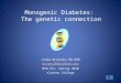 Monogenic Diabetes: The genetic connection Linda McCarthy RN BSN mccartlk@alverno.edu MSN 621, Spring 2010 Alverno College