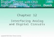 Chapter 12 Interfacing Analog and Digital Circuits
