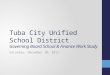 Tuba City Unified School District Governing Board School & Finance Work Study Saturday, December 10, 2011
